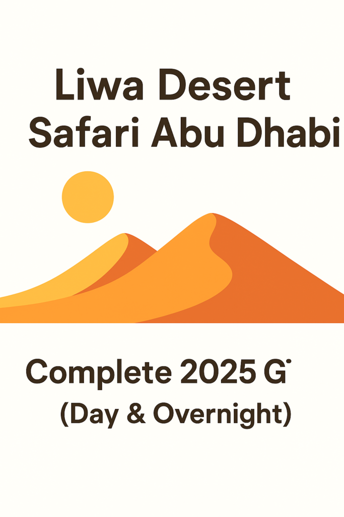 Liwa Desert Safari Abu Dhabi
