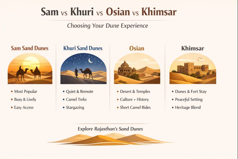 Sand dunes in rajasthan