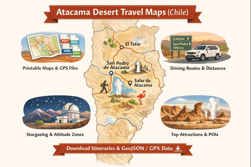 atacama desert map