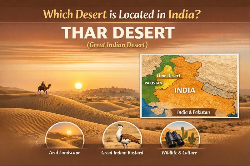What is the name of desert located in india