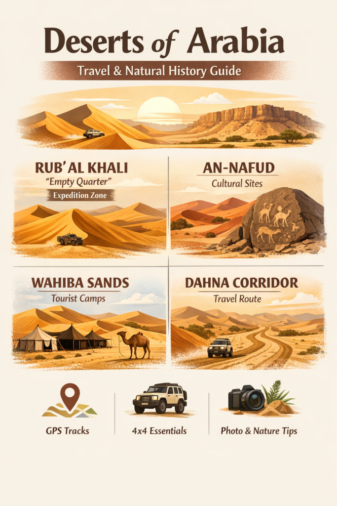 deserts in arabia