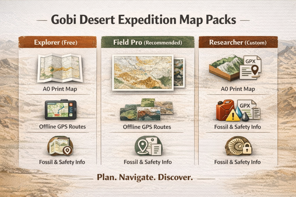 gobi desert mongolia map