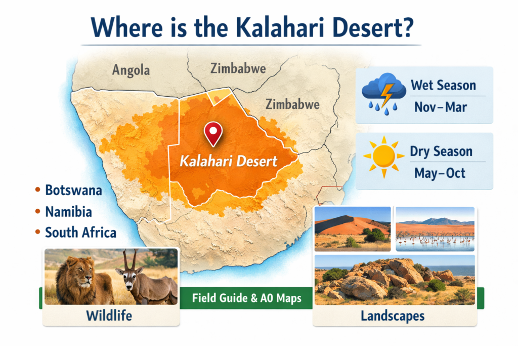 where is the kalahari desert