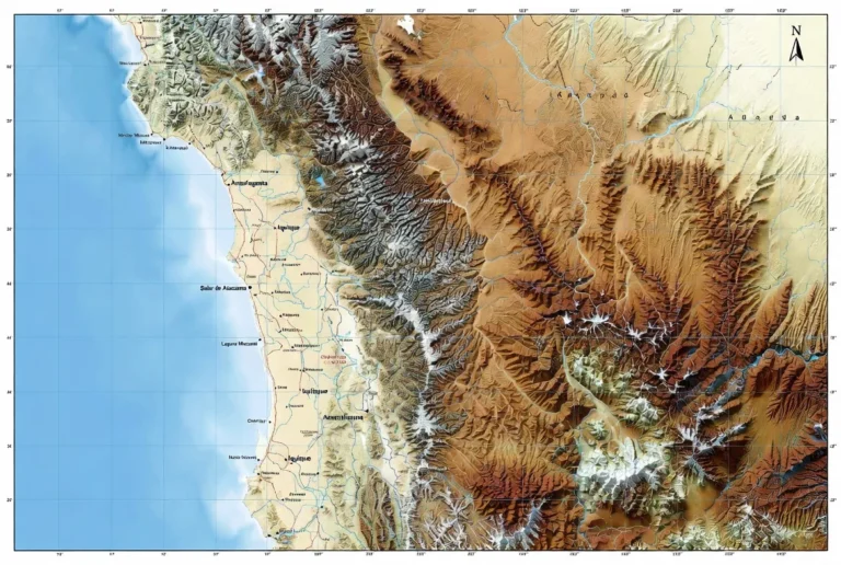atacama desert map