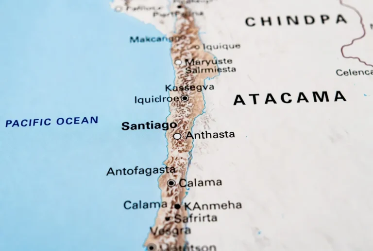 chile map atacama desert