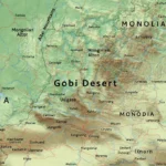 gobi desert map