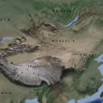 gobi desert on asia map