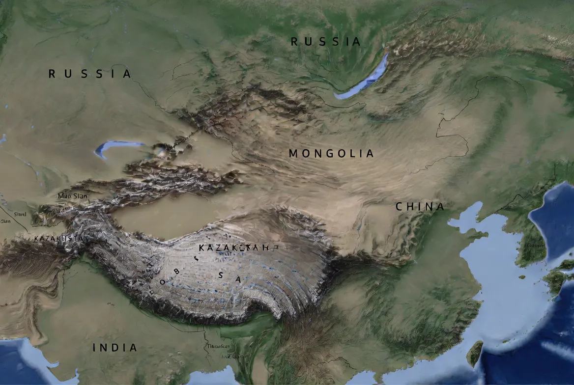 gobi desert on asia map