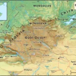 gobi desert on map