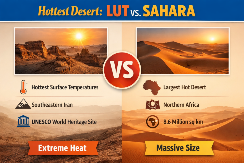 hottest desert in the world​