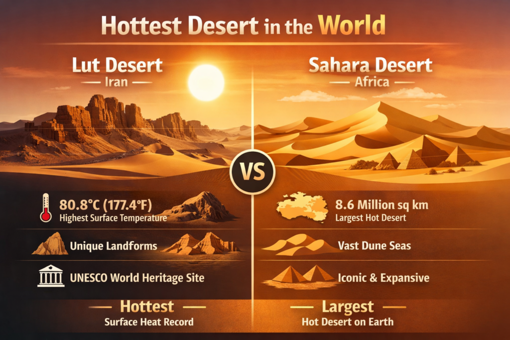 hottest desert