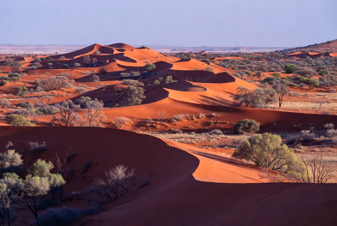 Location Of the Kalahari Desert