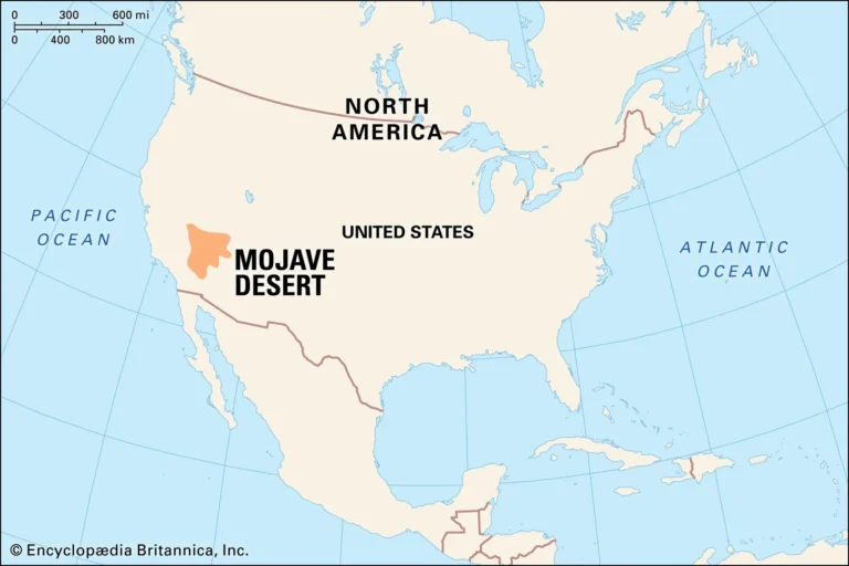 california map mojave desert