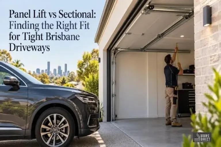 Panel Lift vs Sectional: Finding the Right Fit for Tight Brisbane Driveways